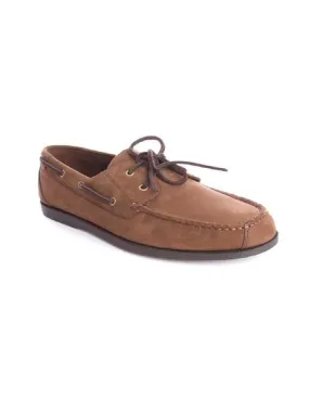 brown rockport nautical shoe