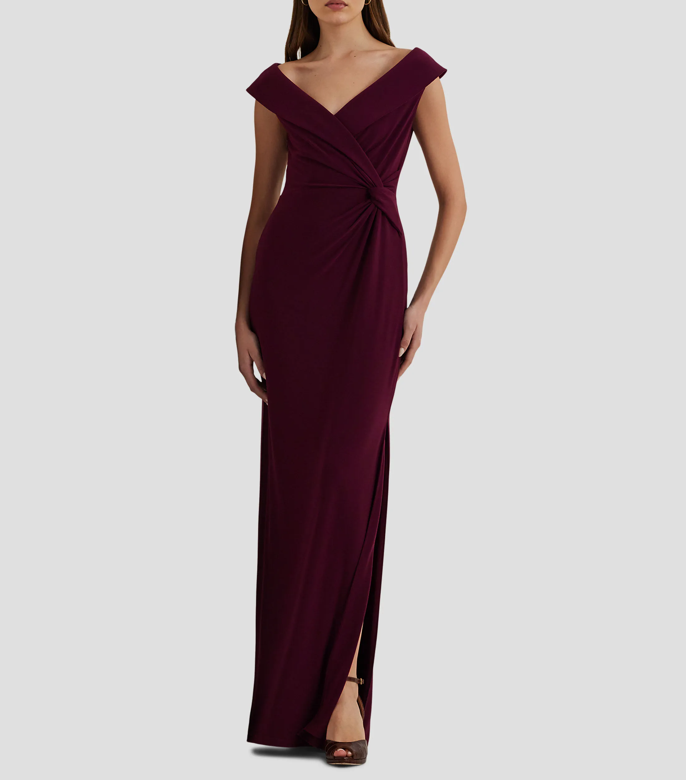 Lauren Ralph Lauren Vestido de jersey con hombros descubiertos Mujer